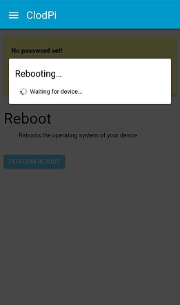Gateway - Rebooting