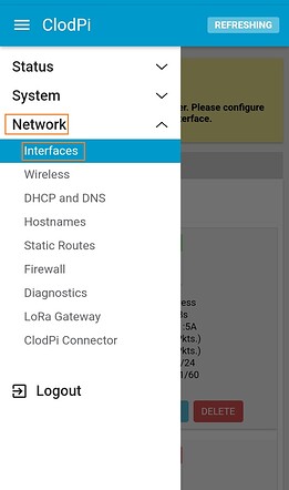 Gateway - Network - Interfaces